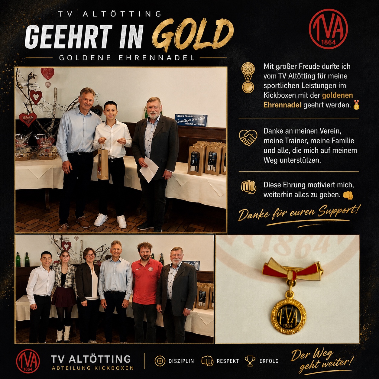 Goldene Ehrennadel des TV Altötting